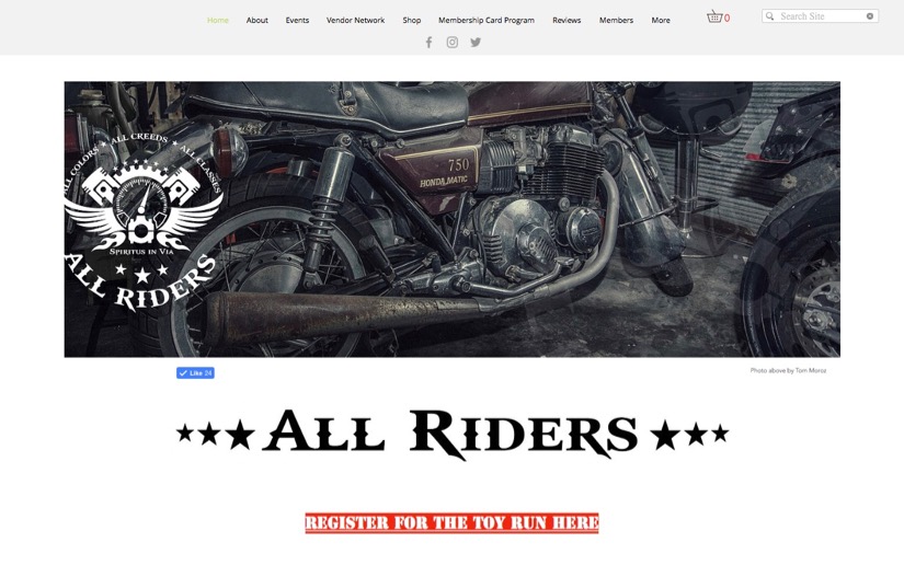 The All Riders: International Motorcyclist community