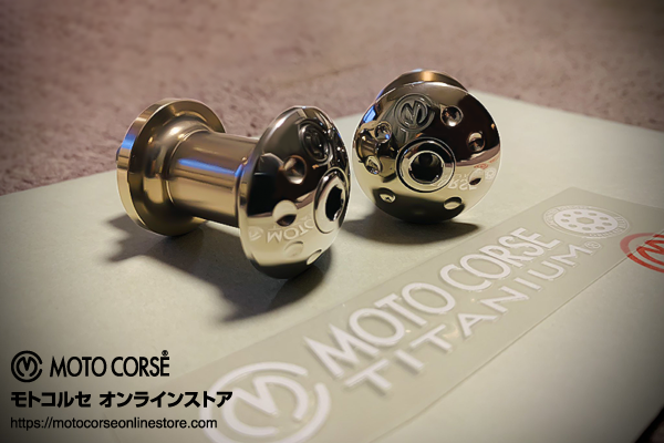 【Kawasaki Z900RS】美しさを追求する!! DBT Design チタニウム バゲッジスプール セット 2 pcs