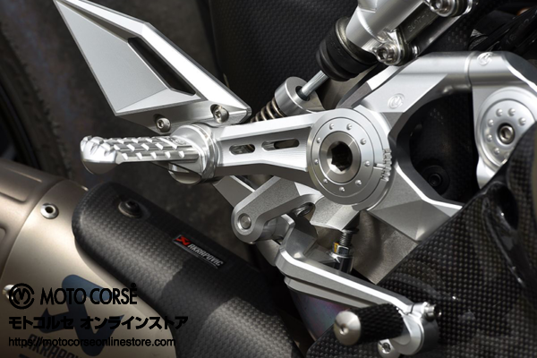 【商品のご案内++】 CNC ビレット アジャスタブル ライディングステップセット for Ducati Panigale V4